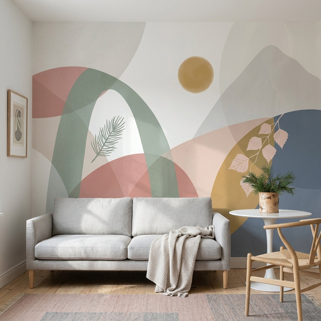 White Background Wallpaper Neutral Minimalist Removable Wall Decor