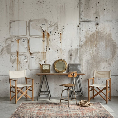 Concrete Wall Wallpaper Cement Surface Industrial Removable Wall Decor