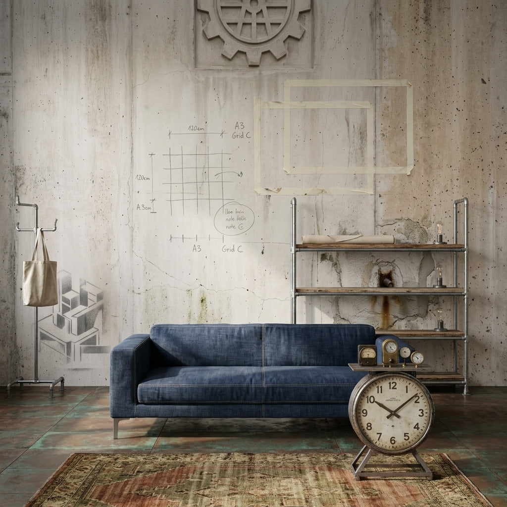 Concrete Wall Wallpaper Concrete Background Concrete Wall Removable Wall Decor