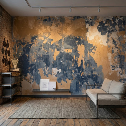 Concrete Wall Wallpaper Industrial Distressed Removable Wall Decor