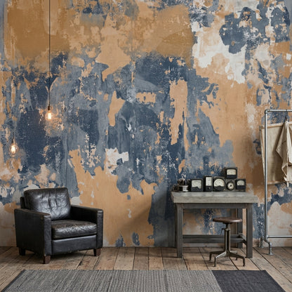 Concrete Wall Wallpaper Industrial Distressed Removable Wall Decor
