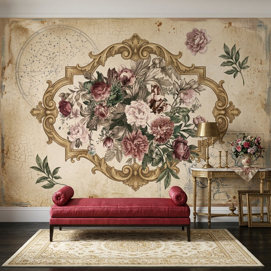Paper Texture Wallpaper Muted Green Removable Wall Decor