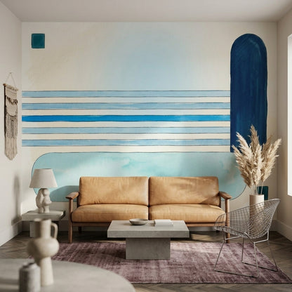 Watercolor Texture Wallpaper Minimal Removable Abstract Wall Decor