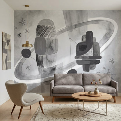Paper Texture Wallpaper Mid Century Modern Paper Texture Removable Wall Decor