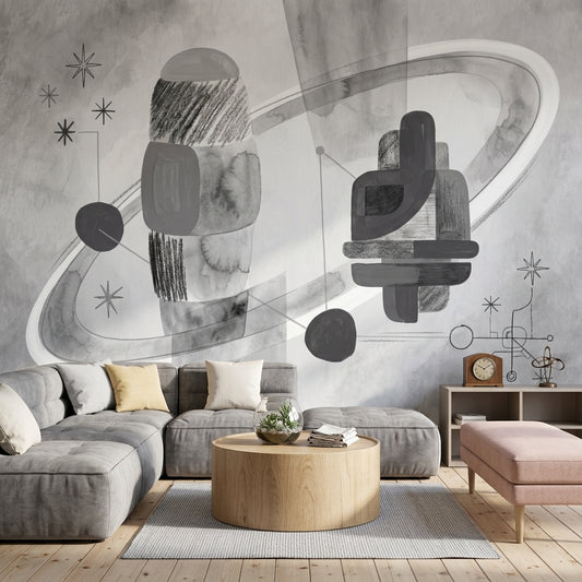 Paper Texture Wallpaper Mid Century Modern Paper Texture Removable Wall Decor