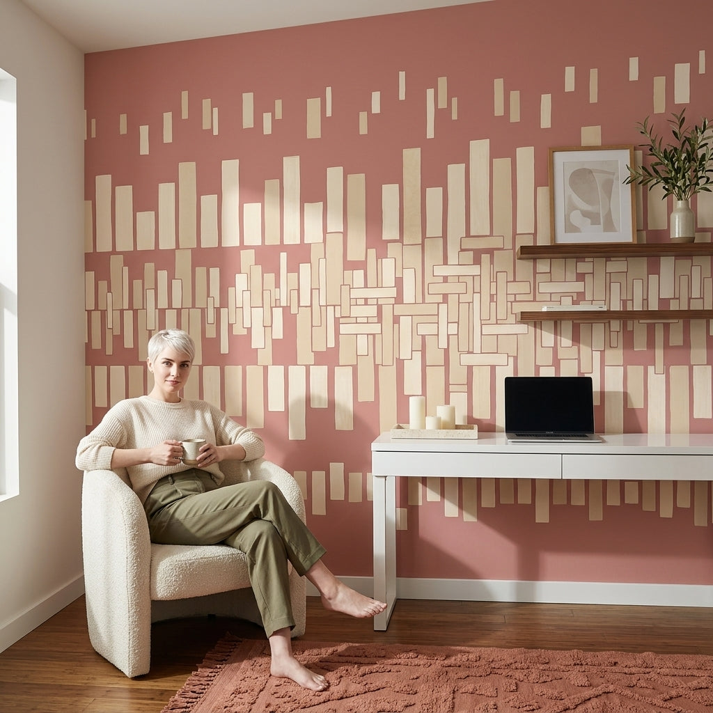 Mid Century Modern Wallpaper Modernist Retro Wall Mural