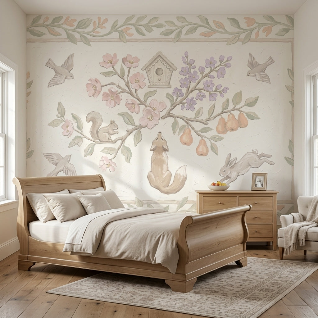White Background Wallpaper Neutral Removable Pastel Wall Decor