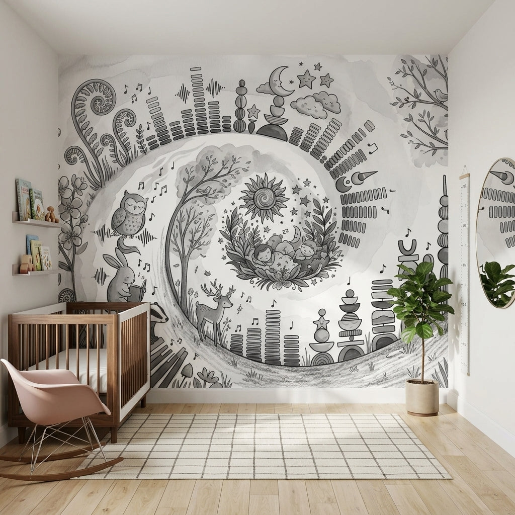 Totem Wallpaper Forest Removable Nursery Wall Decor