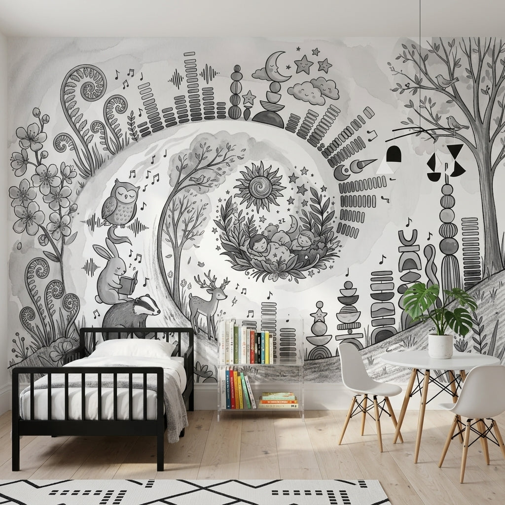 Totem Wallpaper Forest Removable Nursery Wall Decor