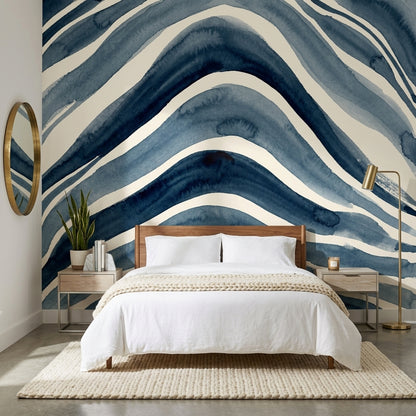 Bright Background Wallpaper Watercolor Abstract Removable Wall Decor