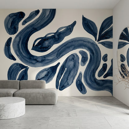 White Background Wallpaper Minimalist Modern Removable Wall Decor
