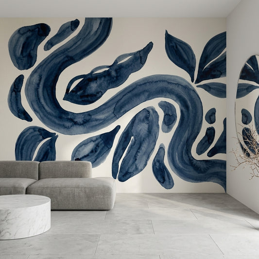 White Background Wallpaper Minimalist Modern Removable Wall Decor