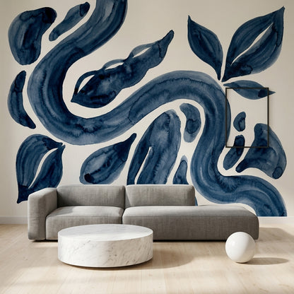 White Background Wallpaper Minimalist Modern Removable Wall Decor