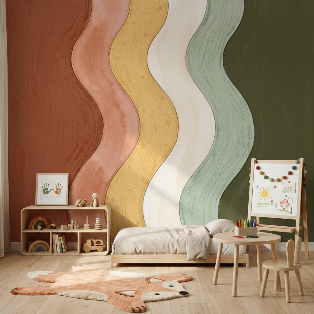 Watercolor Texture Wallpaper Painted Texture Soft Texture Wall Mural