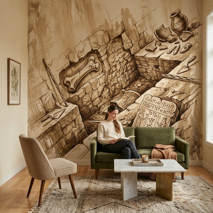 Walls Wallpaper Stone Vintage Wall Mural