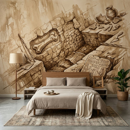Walls Wallpaper Stone Vintage Wall Mural