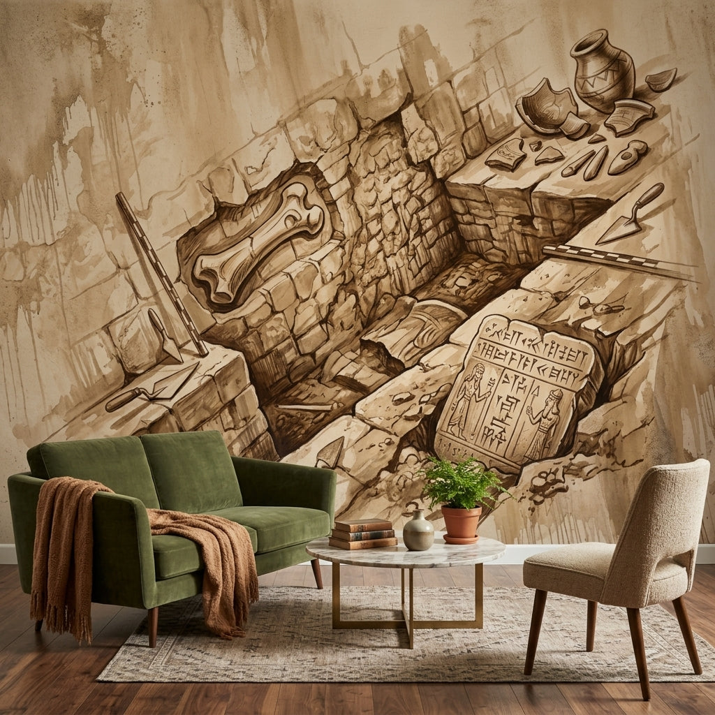 Walls Wallpaper Stone Vintage Wall Mural