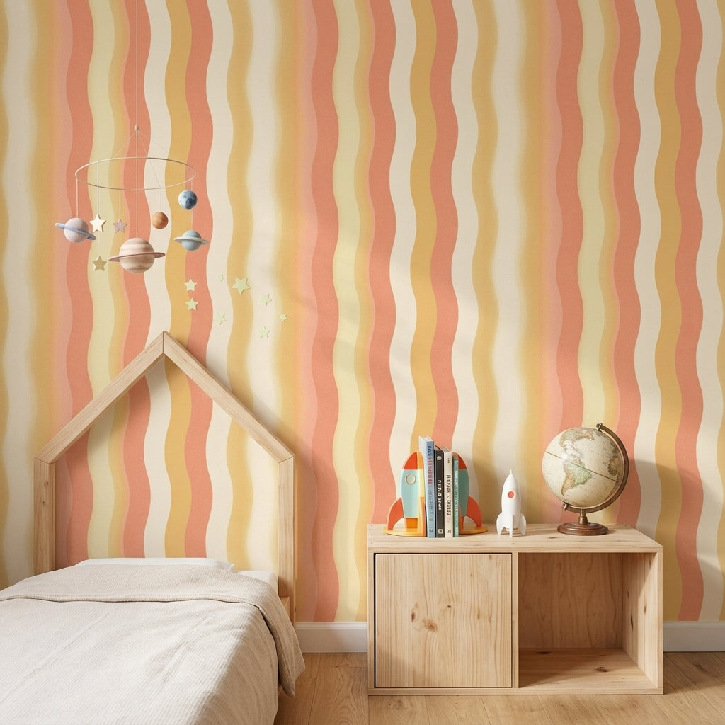Mid Century Modern Wallpaper Retro Modern Decorative Mural