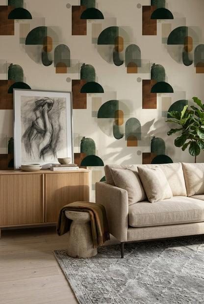Paper Texture Wallpaper Mid Century Modern Paper Texture Decorative Mural