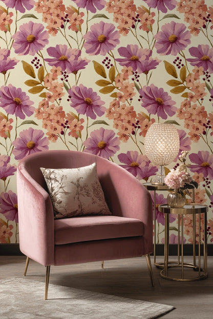 Pink Cherry Wallpaper Cherry Blossom Decorative Mural