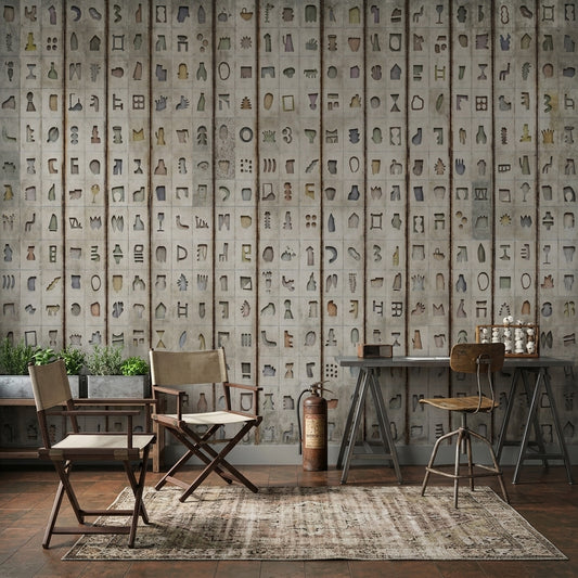 Concrete Texture Wallpaper Cement Industrial Wall Mural