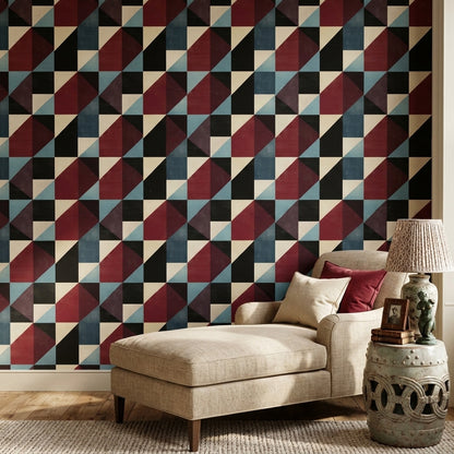 Mid Century Modern Wallpaper Retro Modern Decorative Mural