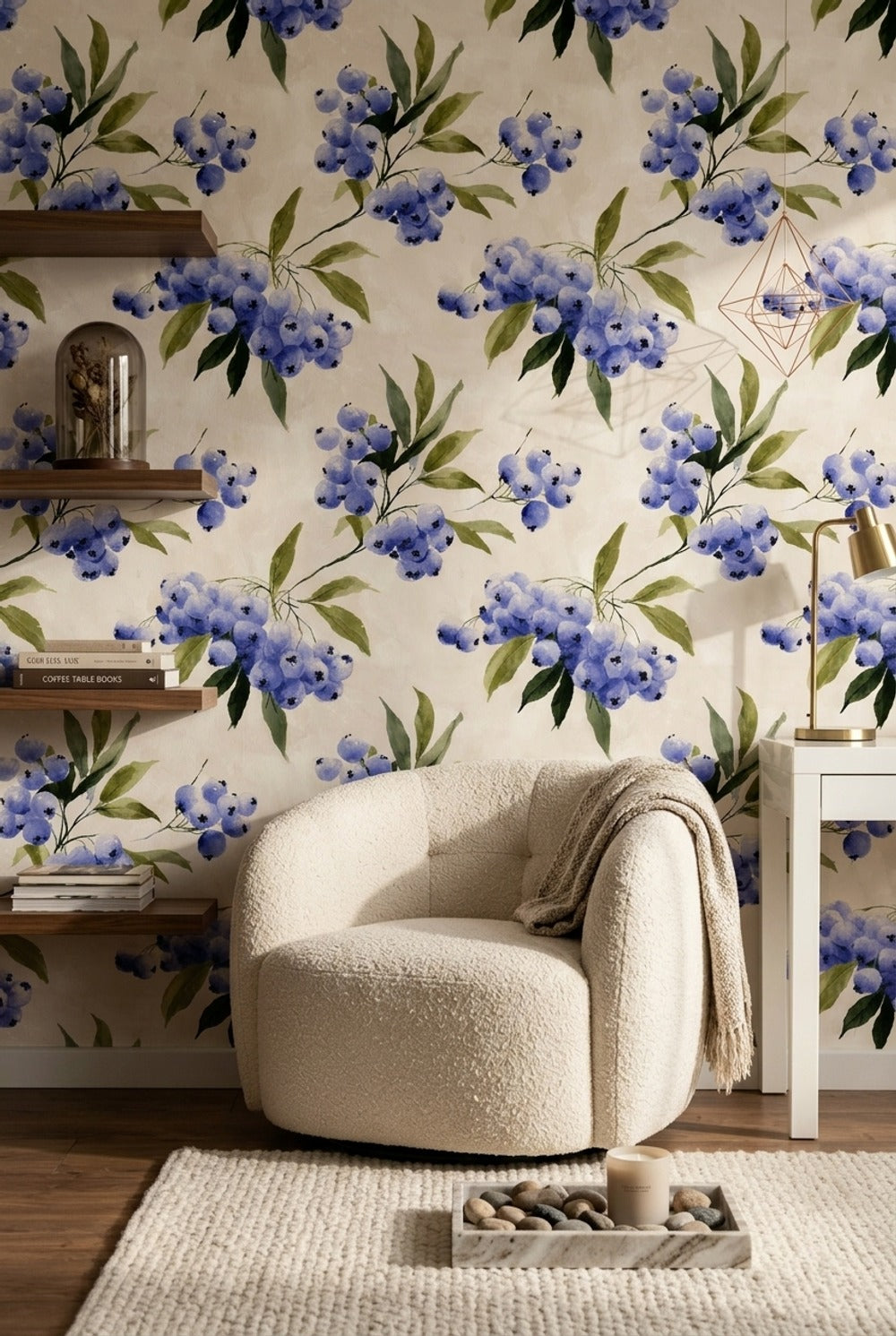 Watercolor Texture Wallpaper Painted Surface Paper Grain Removable Wall Decor