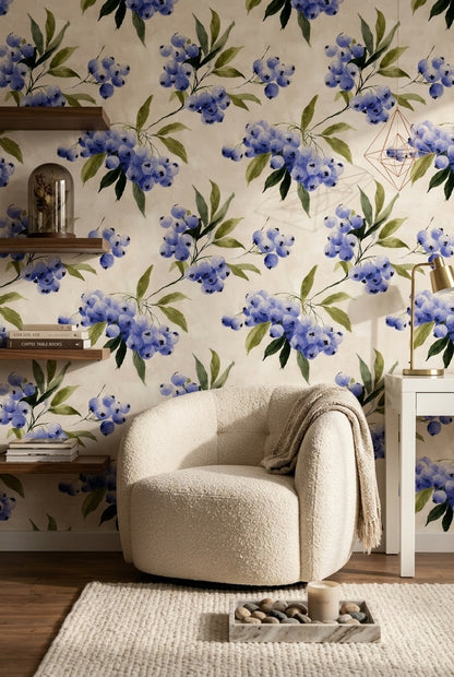 Watercolor Texture Wallpaper Painted Surface Paper Grain Removable Wall Decor