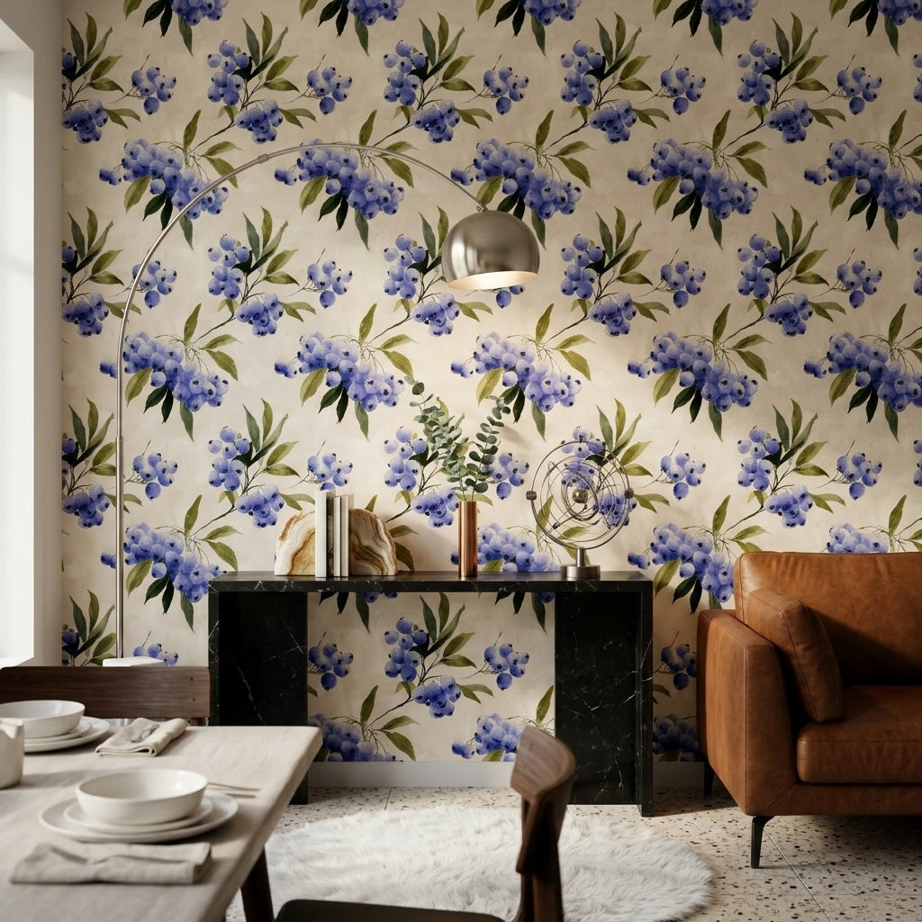 Watercolor Texture Wallpaper Painted Surface Paper Grain Removable Wall Decor