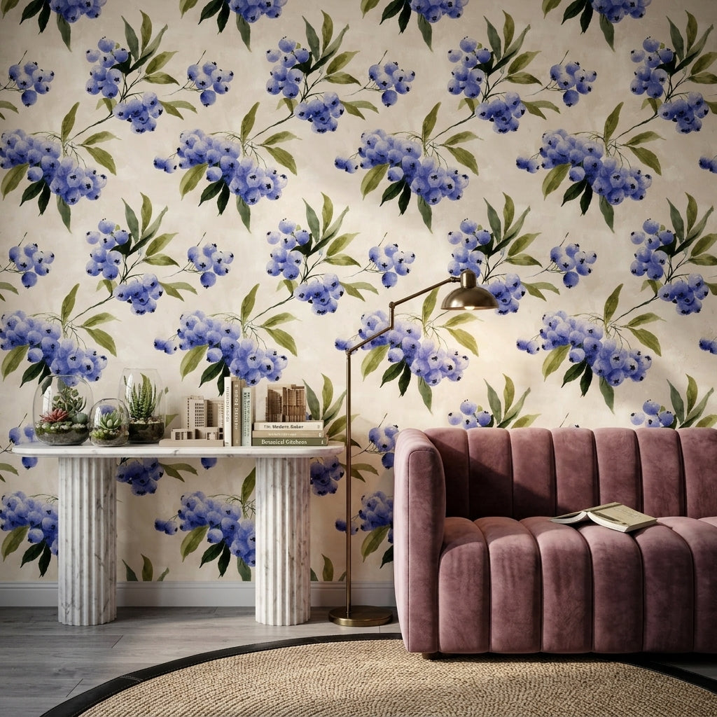 Watercolor Texture Wallpaper Painted Surface Paper Grain Removable Wall Decor