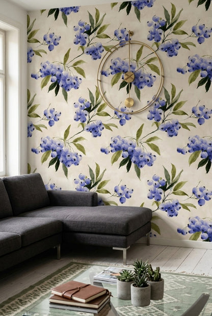 Watercolor Texture Wallpaper Painted Surface Paper Grain Removable Wall Decor