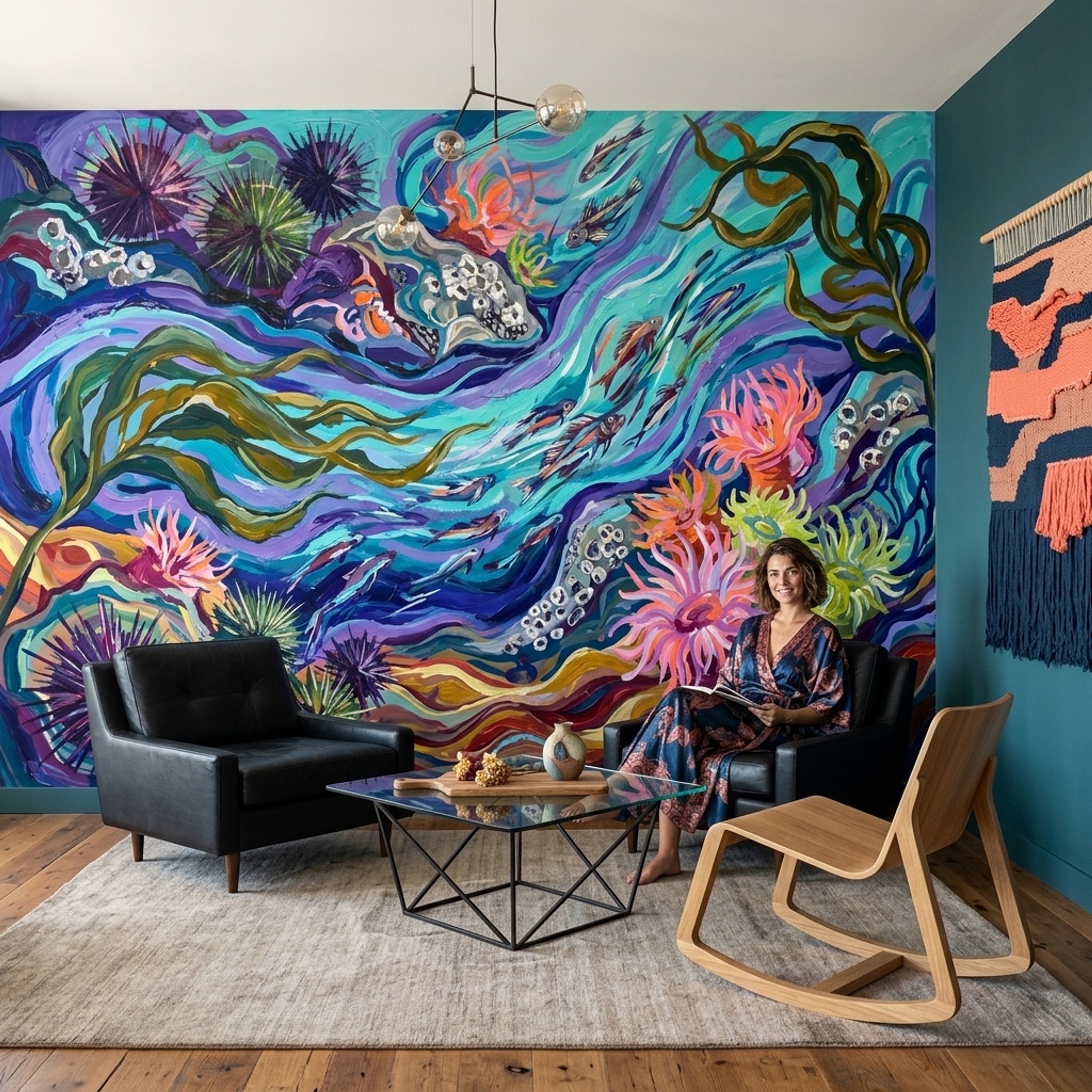Underwater Wallpaper Ocean Coastal Removable Wall Decor