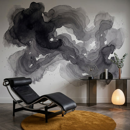 White Background Wallpaper Minimal Modern Removable Wall Decor