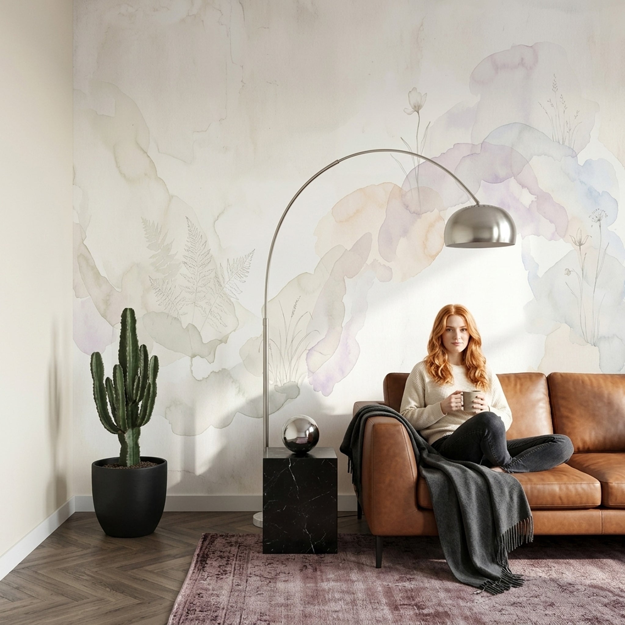 Paper Texture Wallpaper Textured Neutral Removable Wall Decor