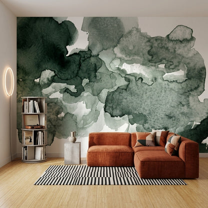Paper Texture Wallpaper Ink Wash Watercolor Removable Wall Decor
