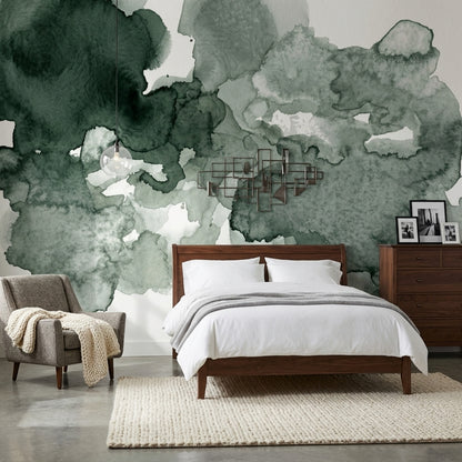 Paper Texture Wallpaper Ink Wash Watercolor Removable Wall Decor