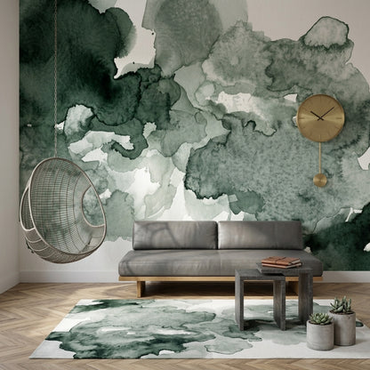Paper Texture Wallpaper Ink Wash Watercolor Removable Wall Decor