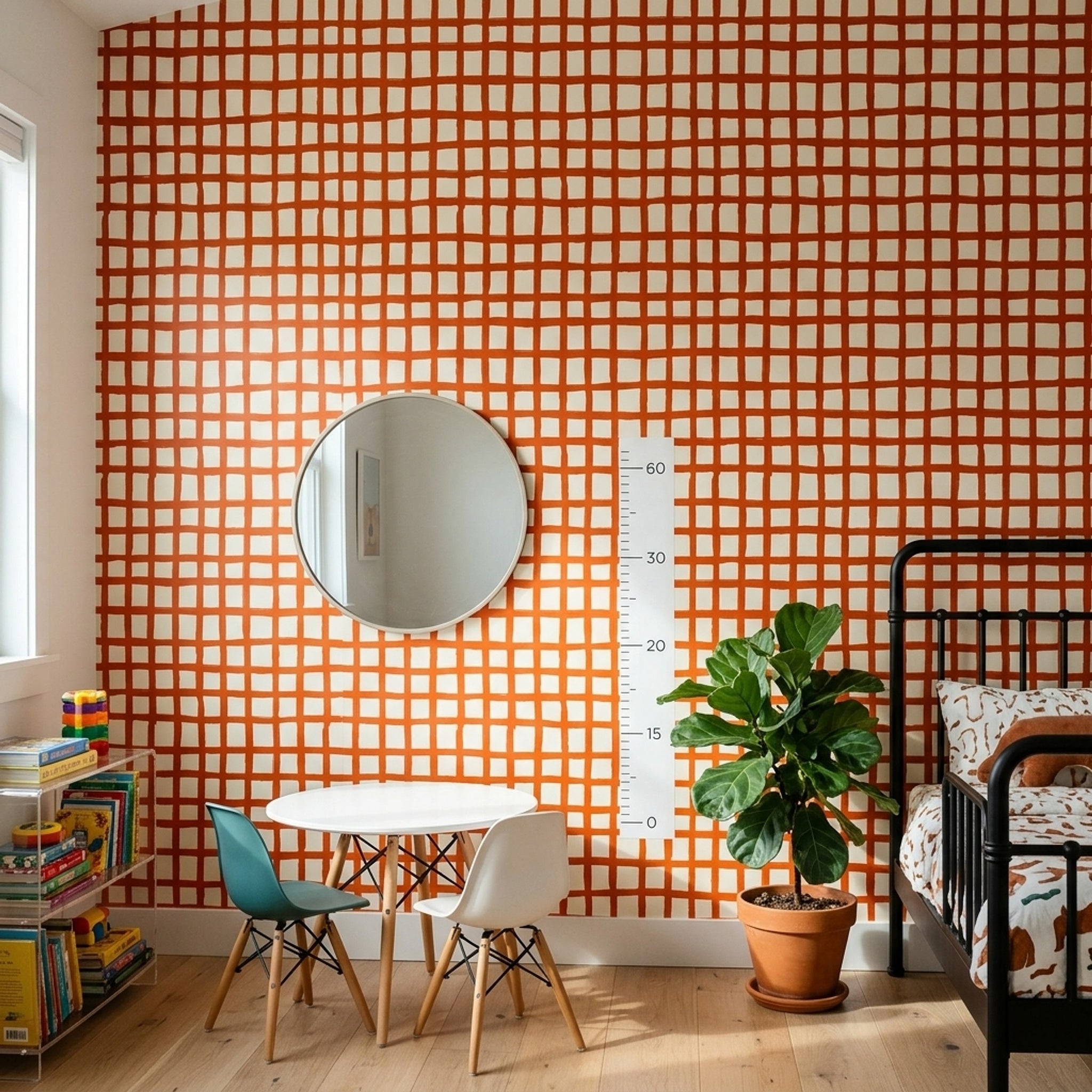 Abstract Pattern Wallpaper Modern Abstract Removable Minimal Pattern Wall Decor