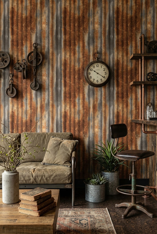 Concrete Wall Wallpaper Cement Wall Industrial Decorative Mural