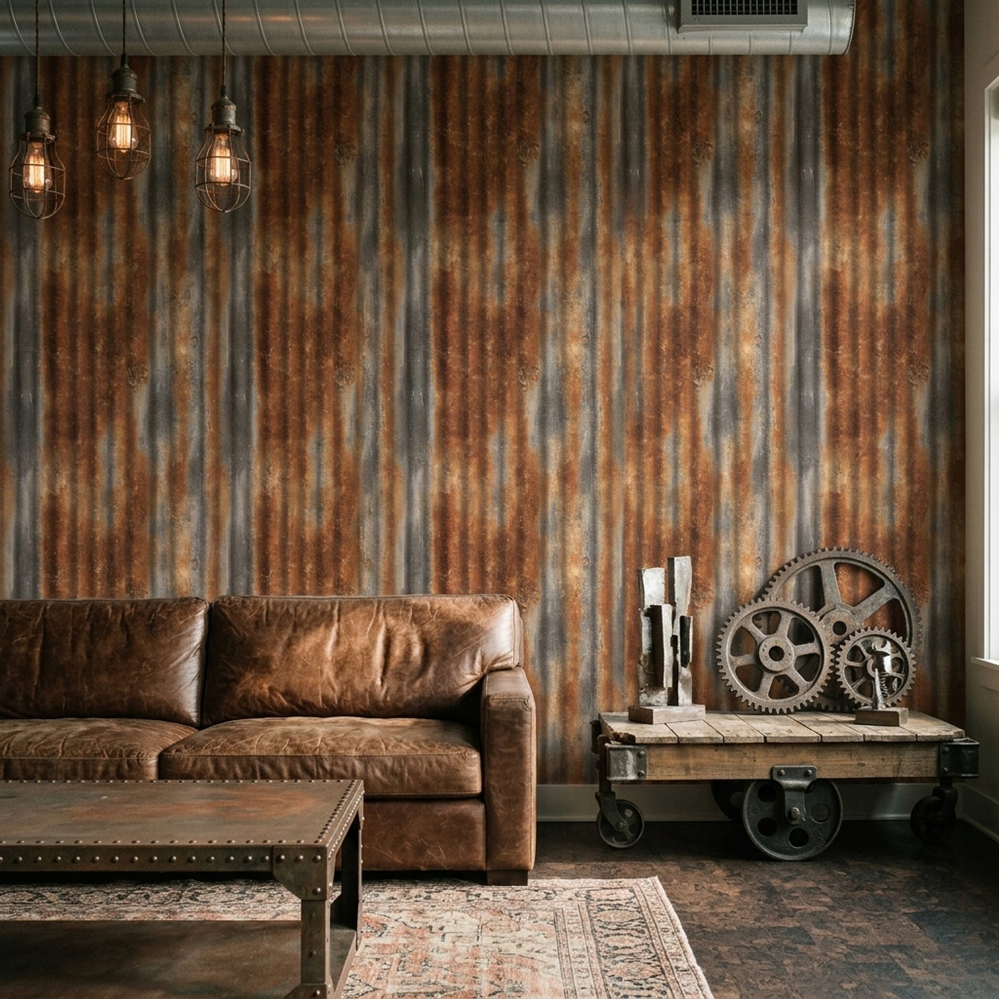 Concrete Wall Wallpaper Cement Wall Industrial Decorative Mural