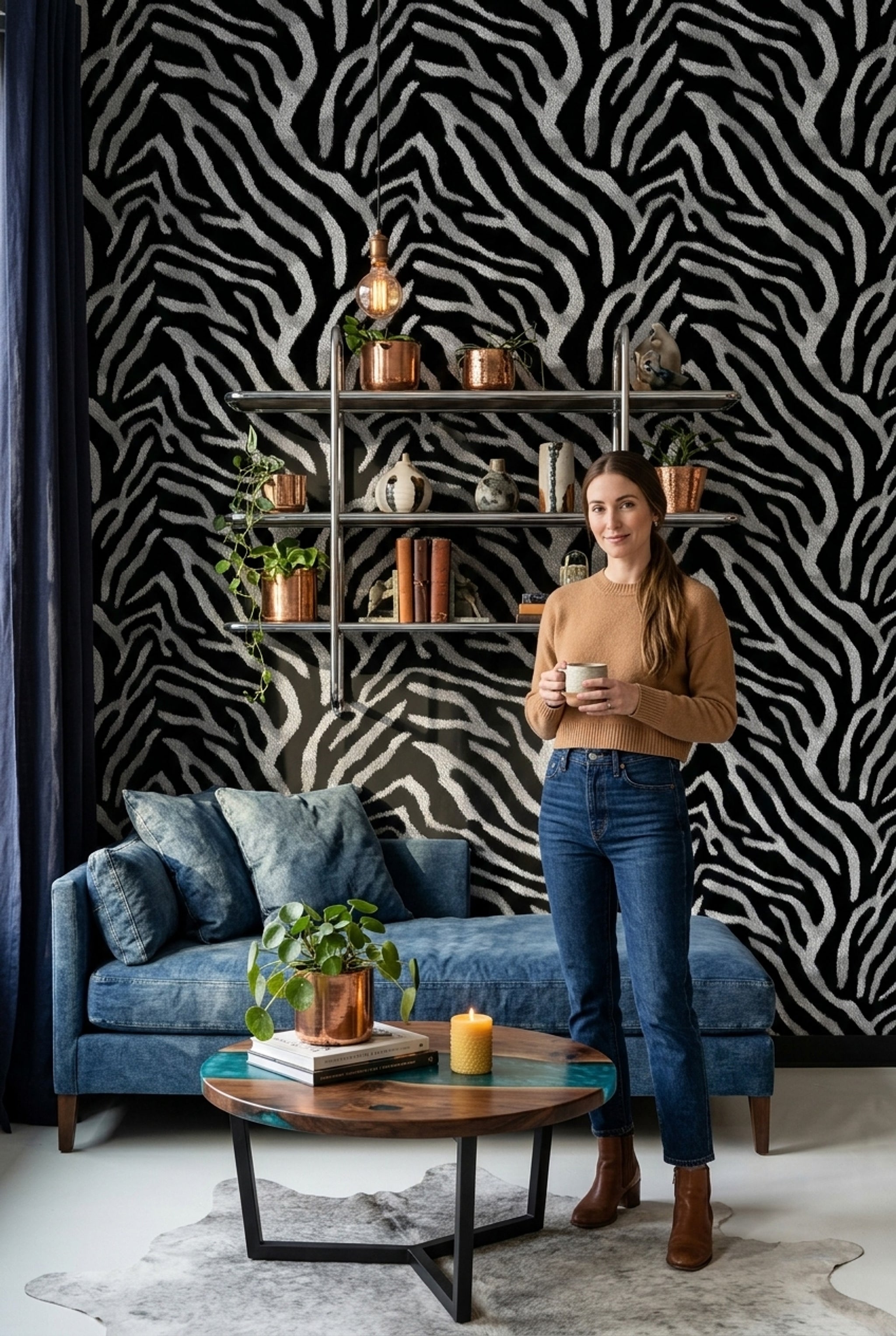 Abstract Pattern Wallpaper Graphic Print Modern Decorative Mural