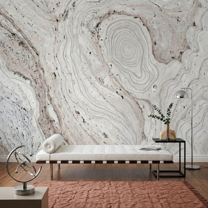 Marble Wallpaper Stone Texture Removable Topographic Lines Wall Decor