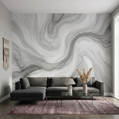 White Background Wallpaper Clean Backdrop Light Base Removable Wall Decor