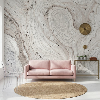 Marble Wallpaper Stone Texture Removable Topographic Lines Wall Decor
