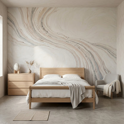 Marble Wallpaper Abstract Stone Veining Removable Wall Decor