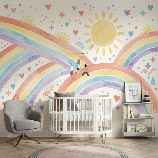 White Background Wallpaper Watercolor Texture Watercolor Texture Removable Wall Decor