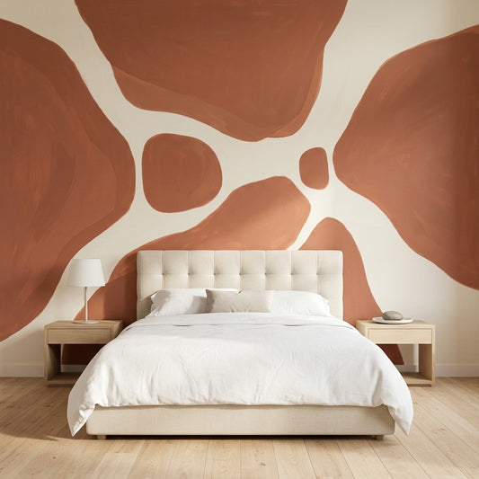 White Background Wallpaper Neutral Minimal Wall Mural