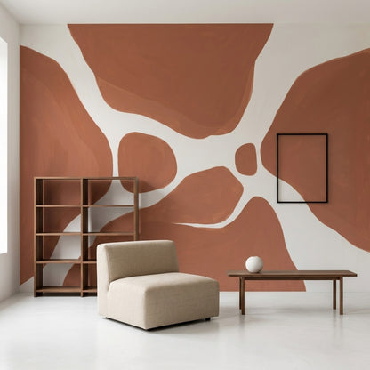 White Background Wallpaper Neutral Minimal Wall Mural