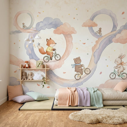 Paper Texture Wallpaper Watercolor Pastel Wall Mural