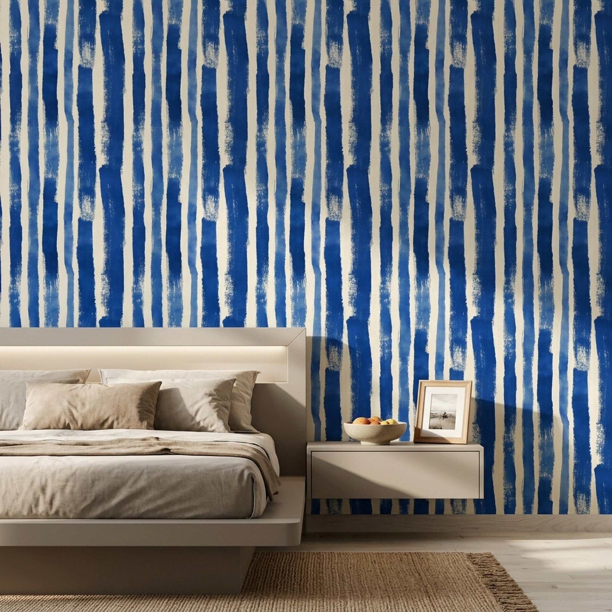 White Background Wallpaper Neutral Minimal Decorative Mural